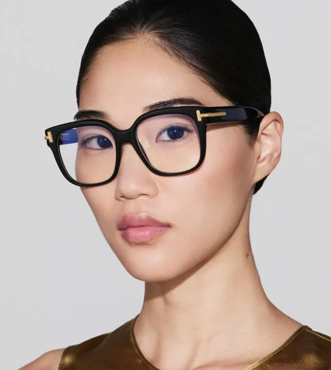 Lunettes Icon Blue Block Square
