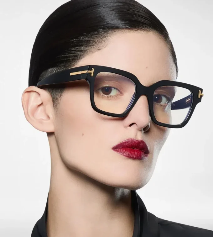 Lunettes Icon Blue Block Square