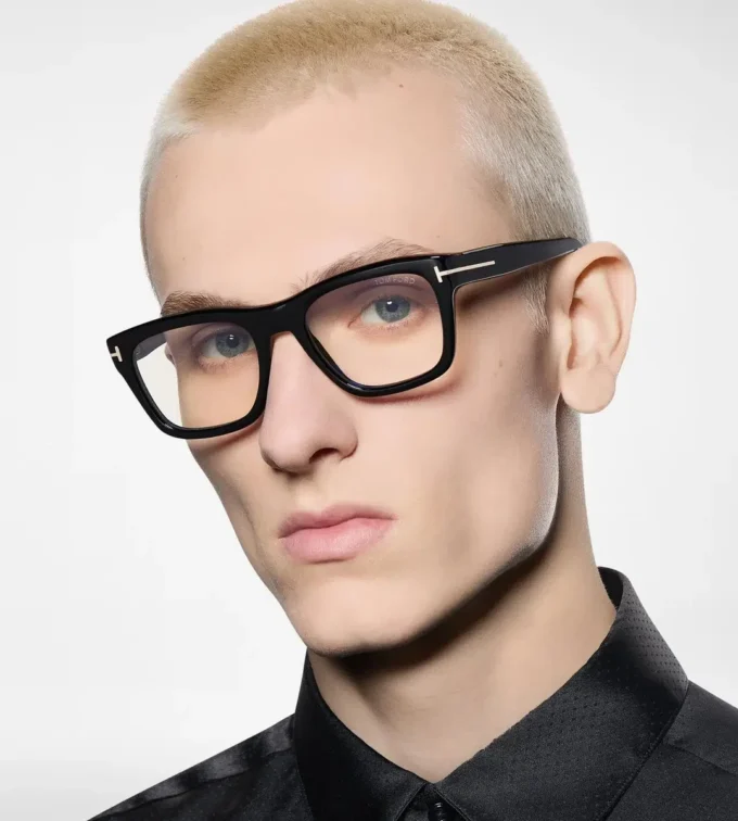 Lunettes Icon Blue Block Square