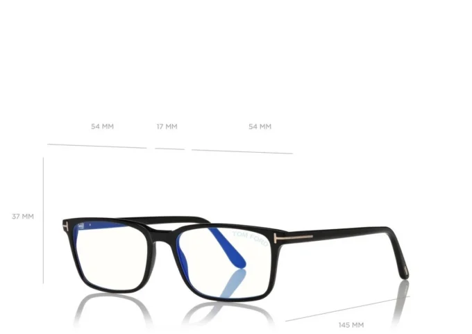 Lunettes rectangulaires Blue Block