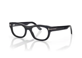 Lunettes rectangulaires en corne