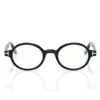 Lunettes rondes Horn Blue Block Opticals