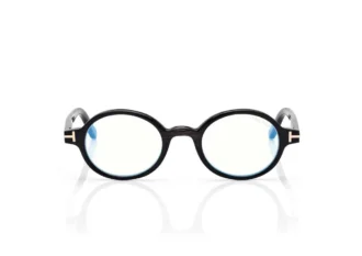 Lunettes rondes Horn Blue Block Opticals