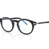 Lunettes rondes Horn Blue Block Opticals