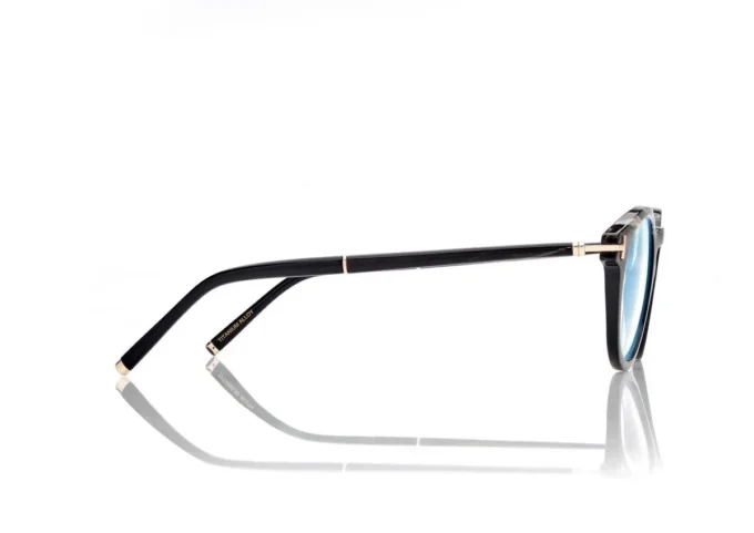 Lunettes rondes Horn Blue Block Opticals