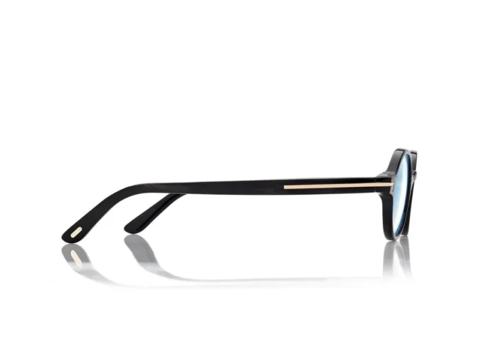 Lunettes rondes Horn Blue Block Opticals