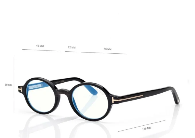 Lunettes rondes Horn Blue Block Opticals