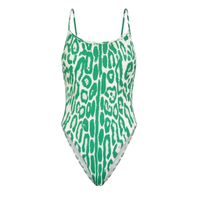 Maillot de bain à encolure profonde