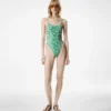 Maillot de bain à encolure profonde