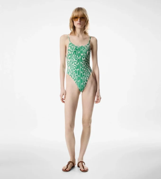 Maillot de bain à encolure profonde