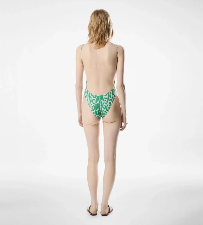 Maillot de bain à encolure profonde