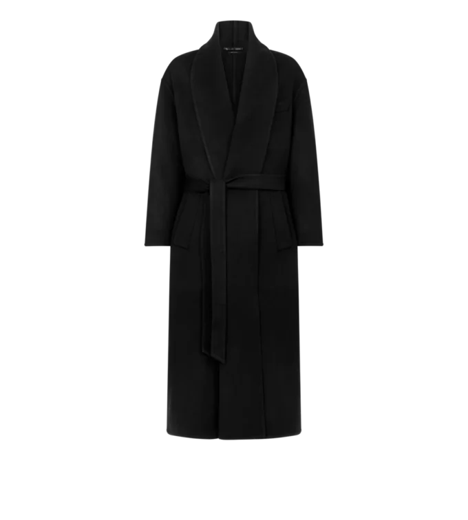 Manteau châle double fendable en laine et cachemire Manteau châle double fendable en laine et cachemire