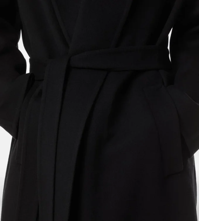 Manteau châle double fendable en laine et cachemire Manteau châle double fendable en laine et cachemire