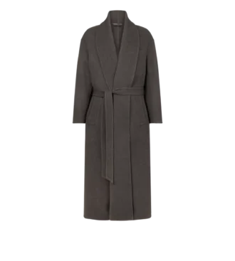 Manteau châle en cachemire double face