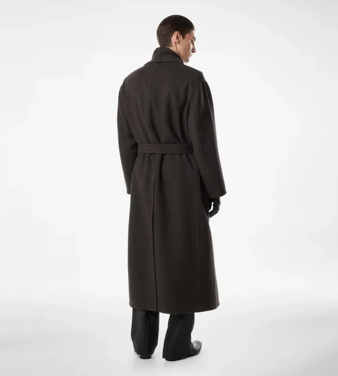 Manteau châle en cachemire double face Manteau châle en cachemire double face