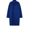 Manteau d’opéra sculptural à simple boutonnage Manteau d’opéra sculptural à simple boutonnage