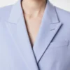 Manteau double face en laine légère à double boutonnage Manteau double face en laine légère à double boutonnage