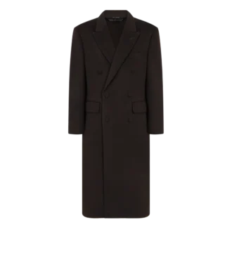 Manteau double fendable en cachemire
