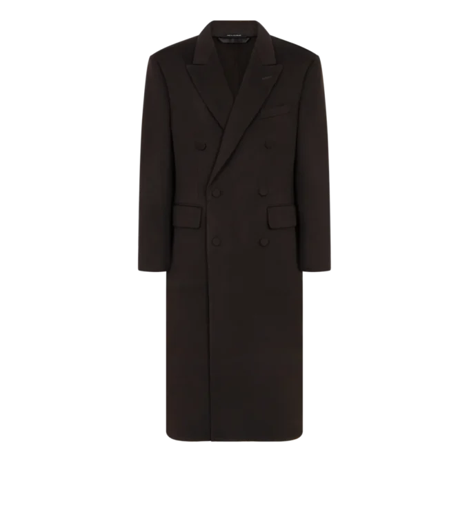 Manteau double fendable en cachemire Manteau double fendable en cachemire