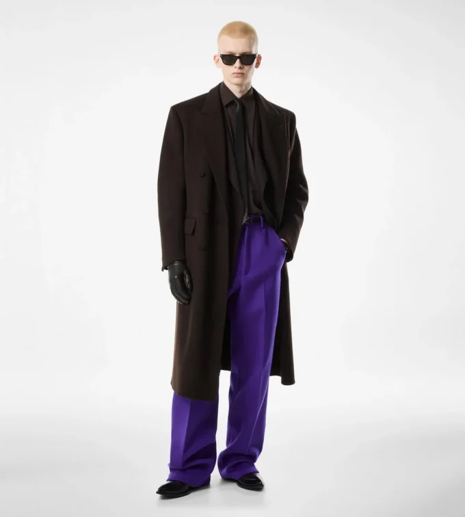 Manteau double fendable en cachemire Manteau double fendable en cachemire