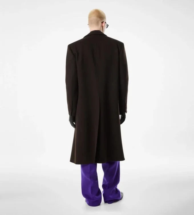 Manteau double fendable en cachemire Manteau double fendable en cachemire