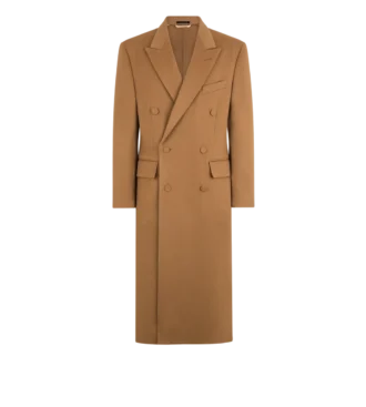 Manteau double épaisseur en laine et cachemire