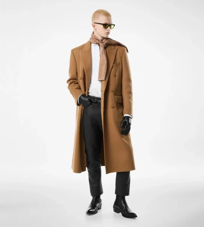 Manteau double épaisseur en laine et cachemire Manteau double épaisseur en laine et cachemire