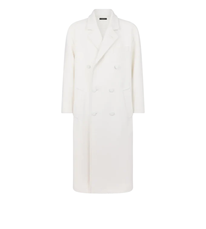 Manteau en cachemire double fendable Manteau en cachemire double fendable