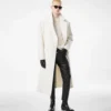 Manteau en cachemire double fendable Manteau en cachemire double fendable