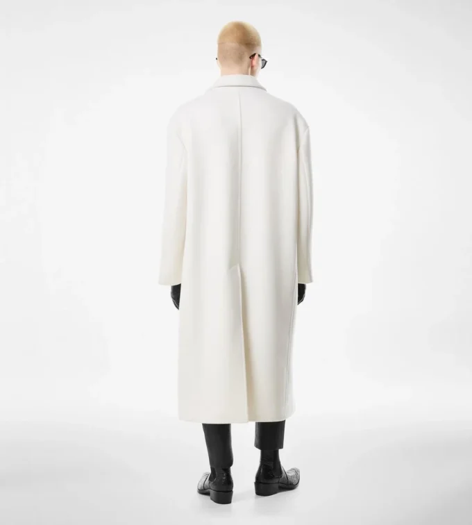 Manteau en cachemire double fendable Manteau en cachemire double fendable