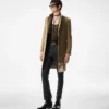 Manteau léger en laine et cachemire