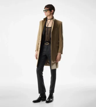 Manteau léger en laine et cachemire