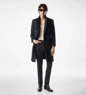 Manteau léger en laine et cachemire