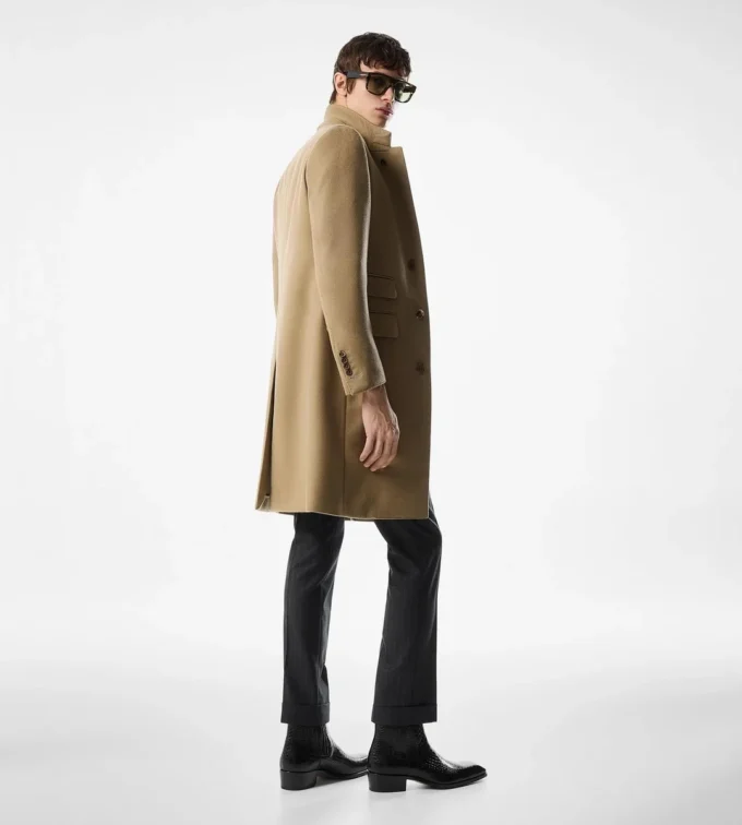 Manteau léger en laine et cachemire