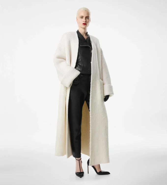 Manteau long sculptural Manteau long sculptural