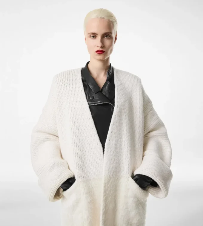 Manteau long sculptural Manteau long sculptural