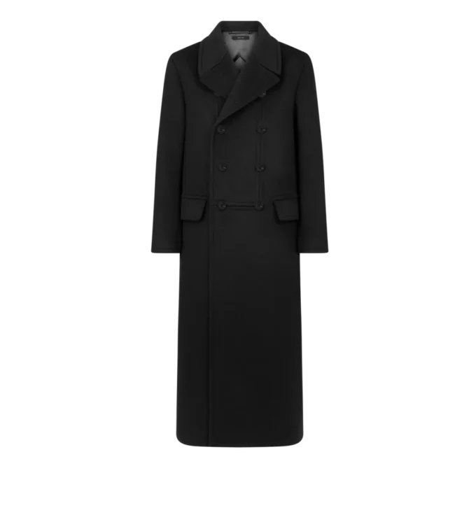 Manteau officier en cachemire Manteau officier en cachemire