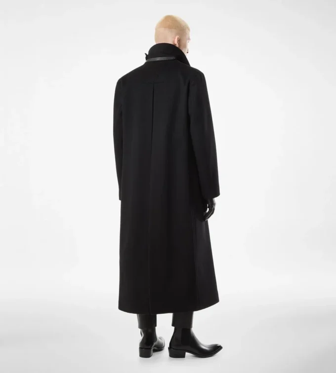 Manteau officier en cachemire Manteau officier en cachemire