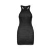 Mini-robe de cocktail à dos nageur