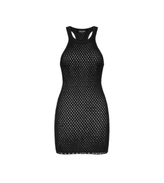 Mini-robe de cocktail à dos nageur