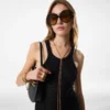 Mini-robe de cocktail à dos nageur