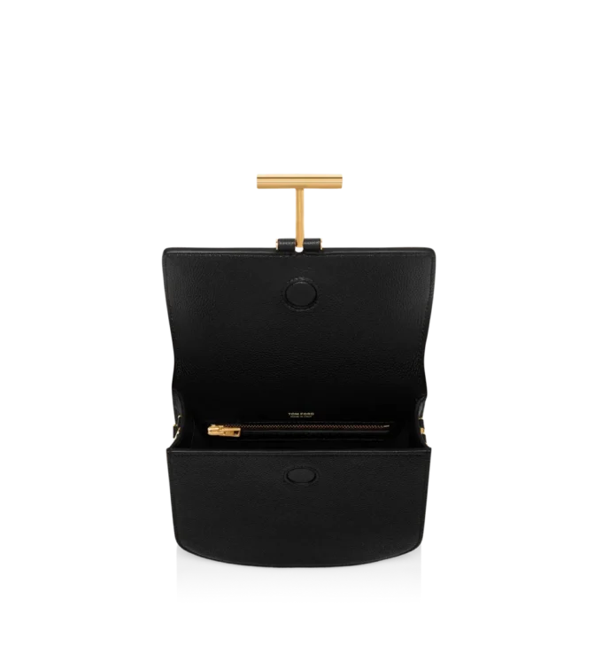 Mini sac à bandoulière Tara en cuir grainé Mini sac à bandoulière Tara en cuir grainé