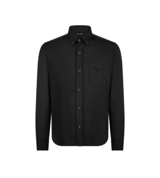 Mélange soie-coton Boutonné
