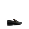 Mocassins à boucle et bande torsadée Gigi en cuir grainé souple Mocassins à boucle et bande torsadée Gigi en cuir grainé souple