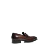 Mocassins Elkan Twisted Band en cuir bruni et alligator Mocassins Elkan Twisted Band en cuir bruni et alligator