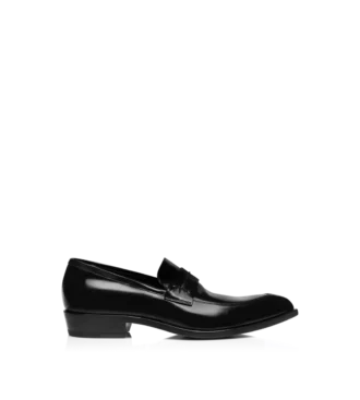 Mocassins en cuir brossé