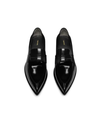 Mocassins en cuir brossé