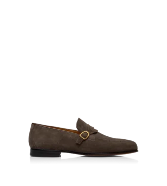 Mocassins en daim Gigi à boucle torsadée