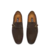 Mocassins en daim Gigi à boucle torsadée Mocassins en daim Gigi à boucle torsadée