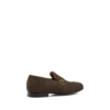 Mocassins en daim Gigi à boucle torsadée Mocassins en daim Gigi à boucle torsadée